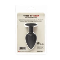 Анальна пробка BMS Roses Til’ Dawn Silicone Anal Plug Large — Переглянути зображення 5