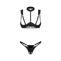 Комплект Obsessive Roccele 2-pcs crotchless set 2XL/3XL — Переглянути зображення 2