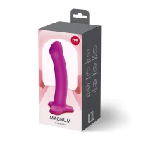 Фалоімітатор Fun Factory MAGNUM Blackberry, дуже гнучкий, довжина 18,3 см, діаметр 3,7 см — Переглянути зображення 5
