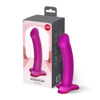 Фаллоимитатор Fun Factory MAGNUM Blackberry, очень гибкий, длина 18,3 см, диаметр 3,7 см — Просмотреть изображение 4