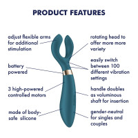 Вибратор для пар Satisfyer Endless Fun Battery Series, три мотора, многофункциональный — Просмотреть изображение 5