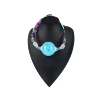 Кляп Liebe Seele Crystal Ball Gag - Blue (Small Ball) — Переглянути зображення 4