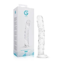 Скляний фалоімітатор Gildo Textured Glass Dildo No. 36 — Переглянути зображення 10