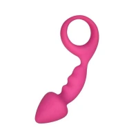 Анальна пробка Adrien Lastic Budy Pink із стимулюючою ніжкою, макс. діаметр 2,5 см — Переглянути зображення 1