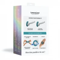 Ерекційне кільце широке Love To Love COOL RING - TEAL ME — Переглянути зображення 7