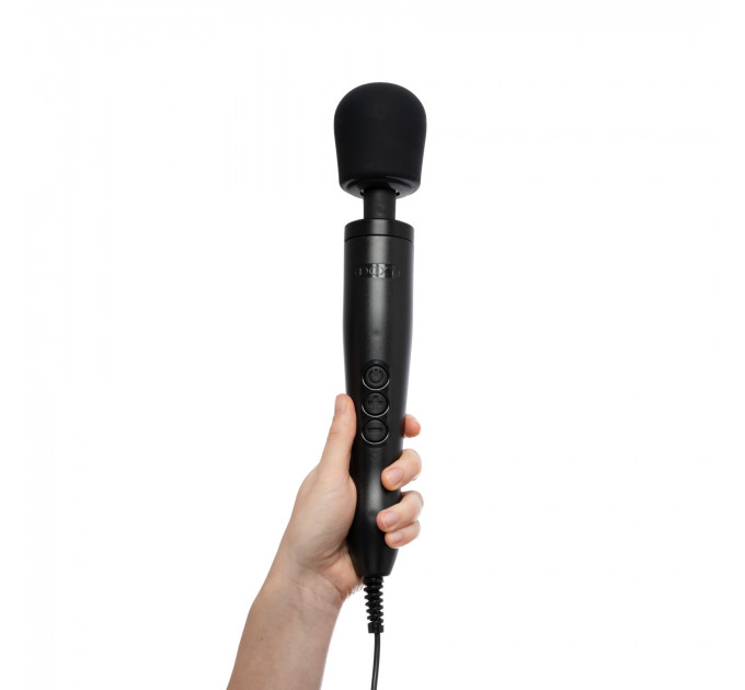 Вибромассажер DOXY Original Black, очень мощный, питание 220В, пульсирующие вибрации