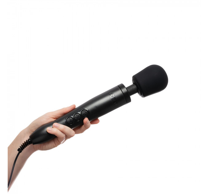 Вибромассажер DOXY Original Black, очень мощный, питание 220В, пульсирующие вибрации