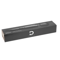 Вібромасажер DOXY Original Black, дуже потужний, живлення 220В, пульсівні вібрації — Переглянути зображення 7