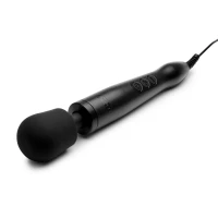 Вібромасажер DOXY Original Black, дуже потужний, живлення 220В, пульсівні вібрації — Переглянути зображення 4