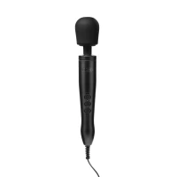 Вібромасажер DOXY Original Black, дуже потужний, живлення 220В, пульсівні вібрації — Переглянути зображення 3