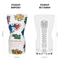 Мастурбатор Tenga Keith Haring Soft Case Cup (м’яка подушечка) стисний — Переглянути зображення 2