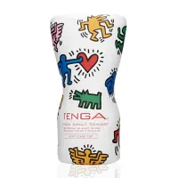 Мастурбатор Tenga Keith Haring Soft Case Cup (м’яка подушечка) стисний — Переглянути зображення 1