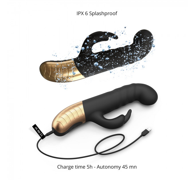 Вібратор Dorcel G-STORMER зі зворотно-поступальним рухом головки, стимуляція точки G