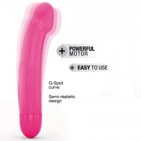 Вібратор Dorcel Real Vibration M Magenta 2.0, діаметр 3,7см, перезаряджається, для точки G — Переглянути зображення 1