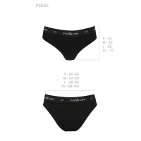 Трусики-сліпи з бавовни з еластаном Passion PS004 PANTIES M, black — Переглянути зображення 6