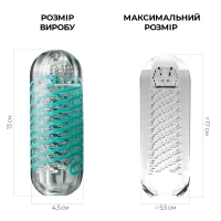 Мастурбатор Tenga Spinner 04 Pixel з пружною стимулювальною спіраллю всередині — Переглянути зображення 2