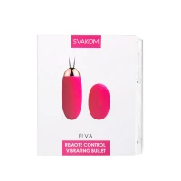 Віброяйце з пультом керування Svakom Elva Plum Red — Переглянути зображення 8