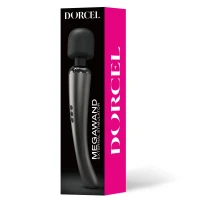 Потужний вібромасажер Dorcel Megawand Chrome Silver який перезаряджається, 160 режимів — Переглянути зображення 7