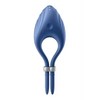 Ерекційне віброкільце-ласо Satisfyer Duelist Blue, 10 режимів, потужний мотор — Переглянути зображення 3