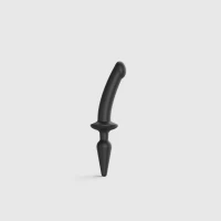 Анальна пробка з дилдо 2в1 Strap-On-Me SWITCH PLUG-IN DILDO Black S, діаметр 3,3/2,9 см — Переглянути зображення 1