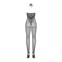 Бодістокінг Obsessive Bodystocking G308 S/M/L, халтер, декор у вигляді татуювання — Переглянути зображення 6