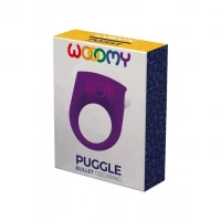 Ерекційне віброкільце Wooomy Puggle, 1 віброрежим, діаметр 3–4,4 см — Переглянути зображення 3