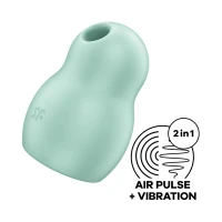 Вакуумний стимулятор з вібрацією Satisfyer Pro To Go 1 Mint — Просмотреть изображение 1