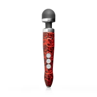 Вібромасажер DOXY Die Cast 3R - ROSE PATTERN, дуже потужний, перезаряджуваний, металевий корпус — Переглянути зображення 1