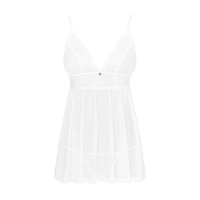 Пеньюар і трусики Obsessive Heavenlly babydoll &amp; thong M/L — Переглянути зображення 3