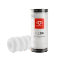 Мастурбатор Otouch DECOR 1-D, ефект всмоктування, реберця-кільця, звужений діаметр — Переглянути зображення 6