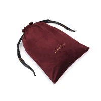 Оксамитовий мішечок для зберігання іграшок Liebe Seele Wine Red Large Storage Bag Oblong, 34х45 см — Переглянути зображення 1