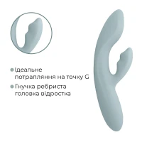 Смарт вібратор-кролик Svakom Chika, 2 незалежні мотори, підігрів до 38 °C — Просмотреть изображение 5