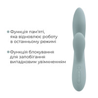 Смарт вибратор-кролик Svakom Chika, 2 независимых мотора, подогрев до 38 °C