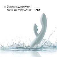 Смарт вибратор-кролик Svakom Chika, 2 независимых мотора, подогрев до 38 °C — Просмотреть изображение 8