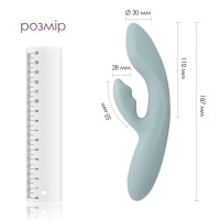 Смарт вибратор-кролик Svakom Chika, 2 независимых мотора, подогрев до 38 °C