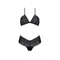 Комплект Passion KERRIA BIKINI black, L/XL, бралет і трусики-бікіні — Просмотреть изображение 3
