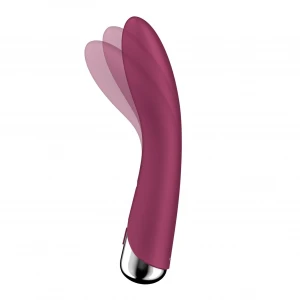 Вібратор точки G з обертанням Satisfyer Spinning Vibe 1 Red, 2 мотори