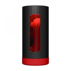 Смарт-мастурбатор LELO F1S V3 XL Red, збільшений, 2 мотори, 8 режимів, стимуляція звуковими хвилями
