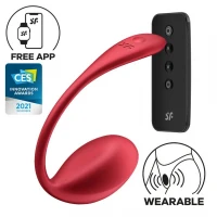 Смарт-віброяйце Satisfyer Shiny Petal Connect App, керування зі смартфона, пульт ДК — Переглянути зображення 1