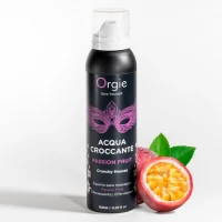 Масажна пінка Orgie – Acqua Croccante Passion Fruit (150 мл), ефект бульбашок, що лопаються — Переглянути зображення 4