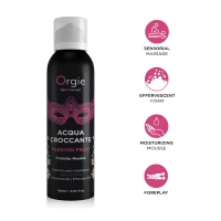 Масажна пінка Orgie – Acqua Croccante Passion Fruit (150 мл), ефект бульбашок, що лопаються — Переглянути зображення 3
