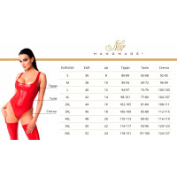 Комбинезон Noir Handmade F353 Red powerwetlook overall - S — Просмотреть изображение 8