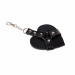 Брелок на карабіні для ключів Art of Sex Chained Heart, Чорний