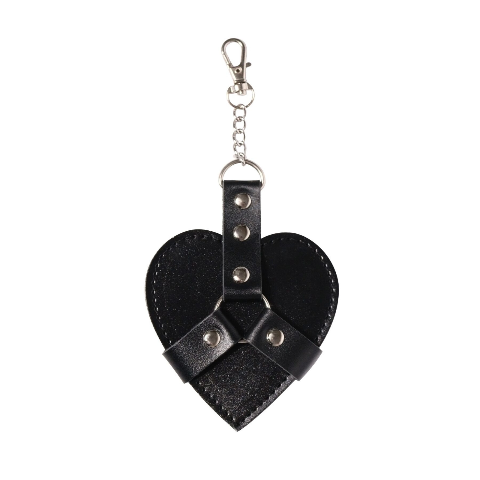 Брелок на карабине для ключей Art of Sex Chained Heart, Черный