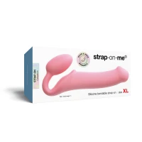 Безремінний страпон Strap-On-Me Rose XL, повністю регульований, діаметр 4,5 см — Просмотреть изображение 7