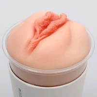 Мастурбатор-вагіна Naked Factory Cup Sleeve V–3, наскрізний — Переглянути зображення 6