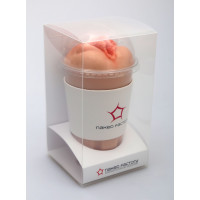 Мастурбатор-вагіна Naked Factory Cup Sleeve V–3, наскрізний