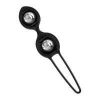 Вагінальні кульки Fun Factory SMARTBALLS DUO Black, 2 шт, діаметр 3,2 та 3,6 см — Переглянути зображення 8