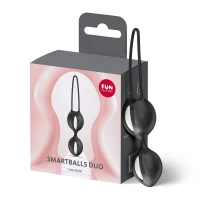 Вагінальні кульки Fun Factory SMARTBALLS DUO Black, 2 шт, діаметр 3,2 та 3,6 см — Переглянути зображення 12