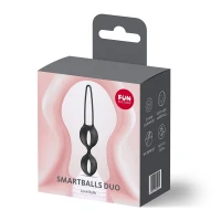Вагінальні кульки Fun Factory SMARTBALLS DUO Black, 2 шт, діаметр 3,2 та 3,6 см — Переглянути зображення 14